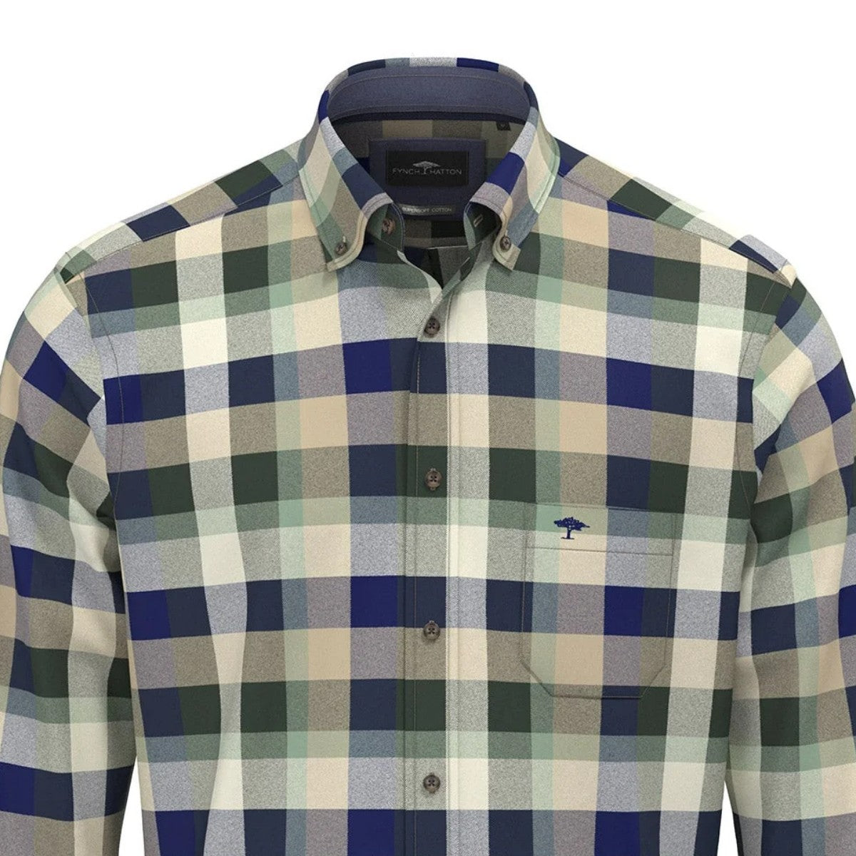 Fynch-Hatton Flannel Check Shirt Supersoft Cotton 15108070