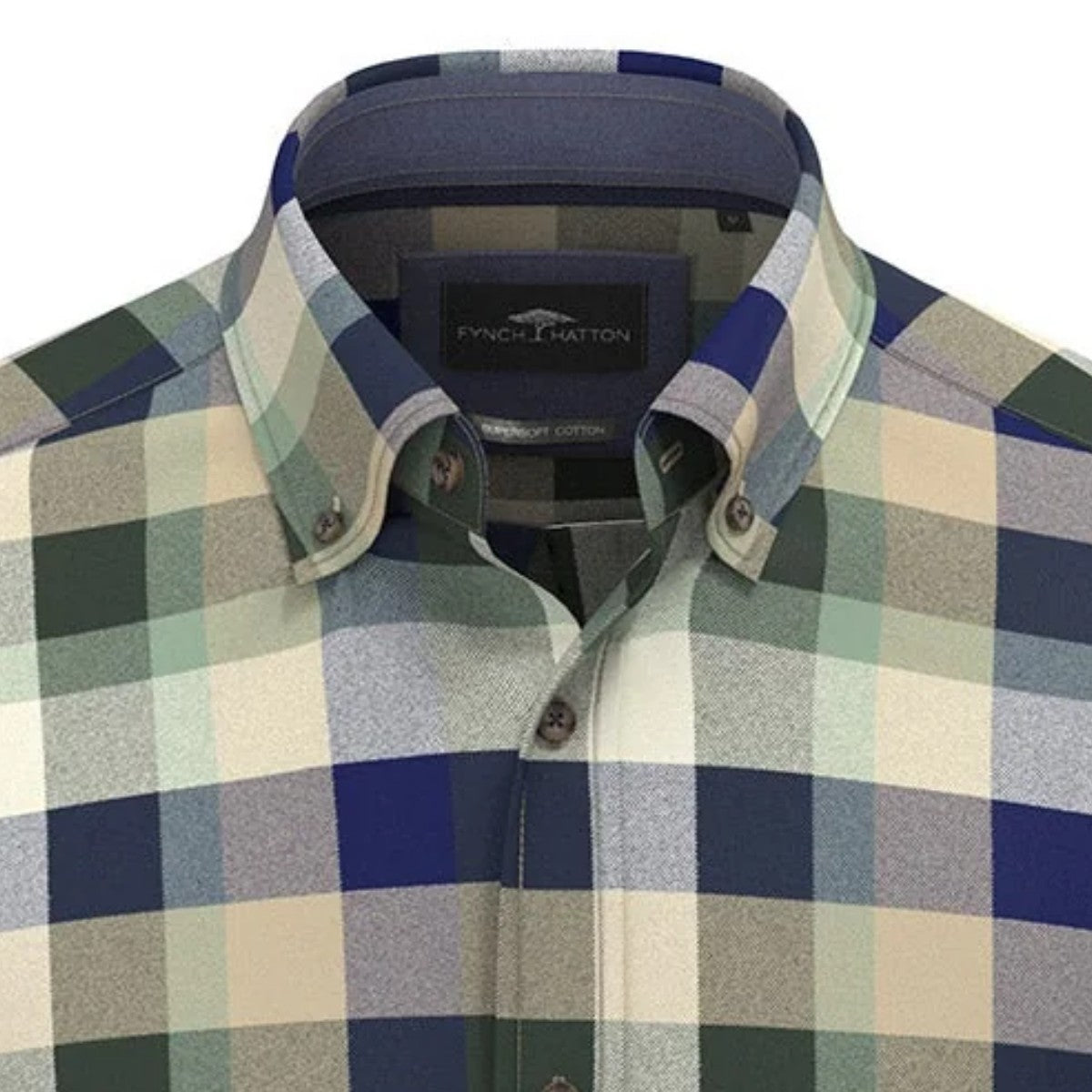 Fynch-Hatton Flannel Check Shirt Supersoft Cotton 15108070