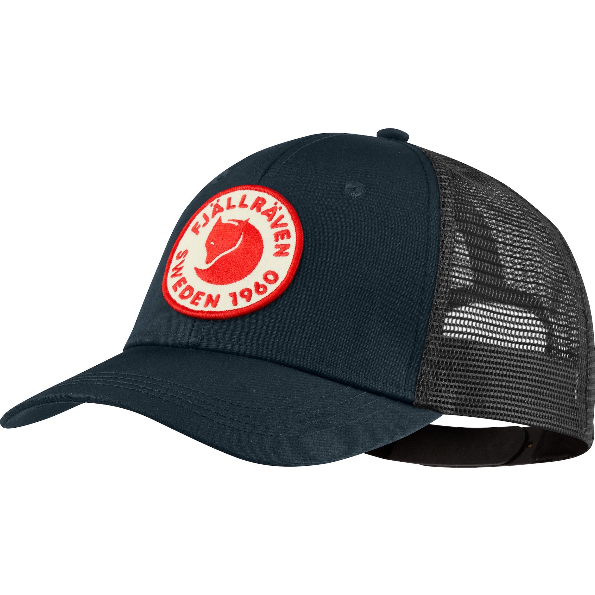 Fjällräven 1960 Logo Långtradarkeps Cap in Dark Navy