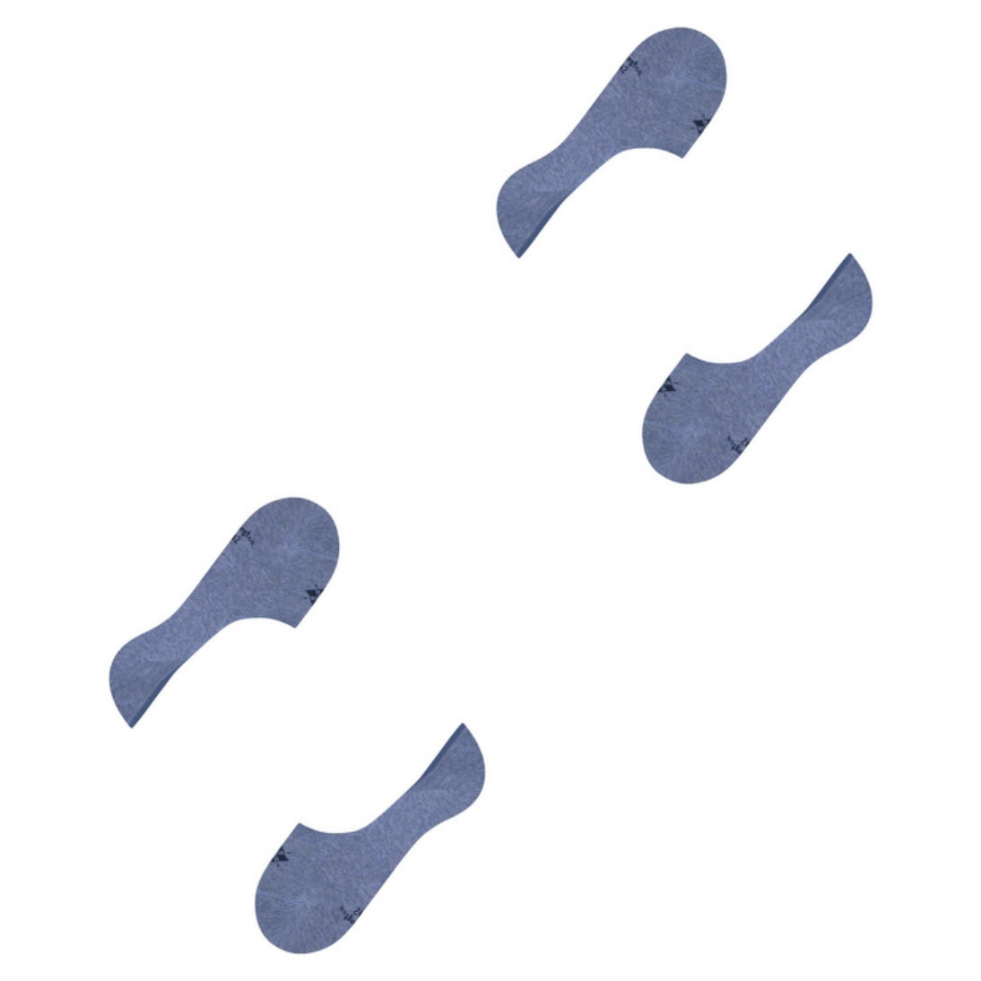 Burlington Everyday 2-Pack Men No Show Socks Anti-Slip Denim Blue