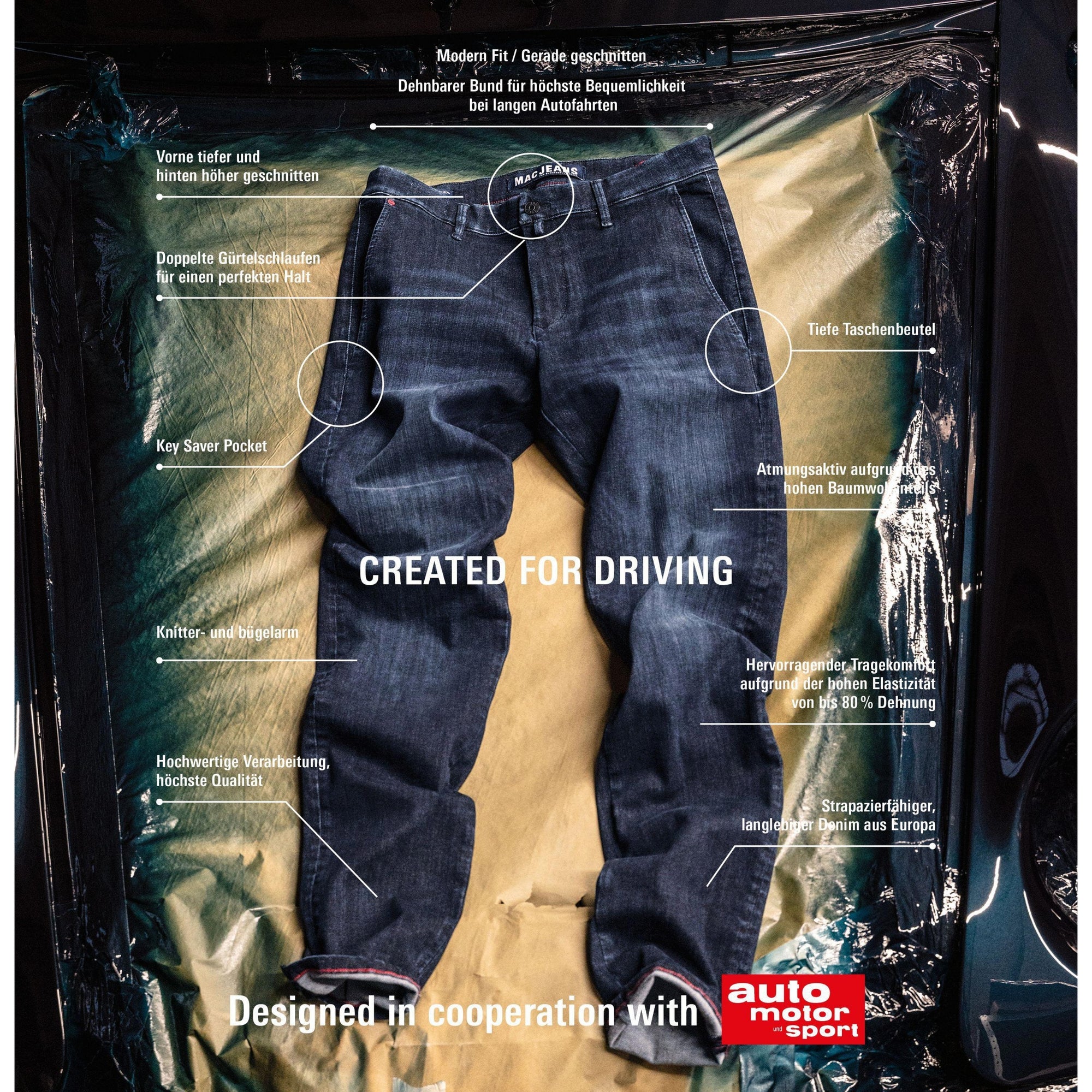 MAC Ultimate Drivers Pants Stretch Chino Dune