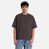 A man wearing a Black Timberland T-shirt With little Tree Log on chest