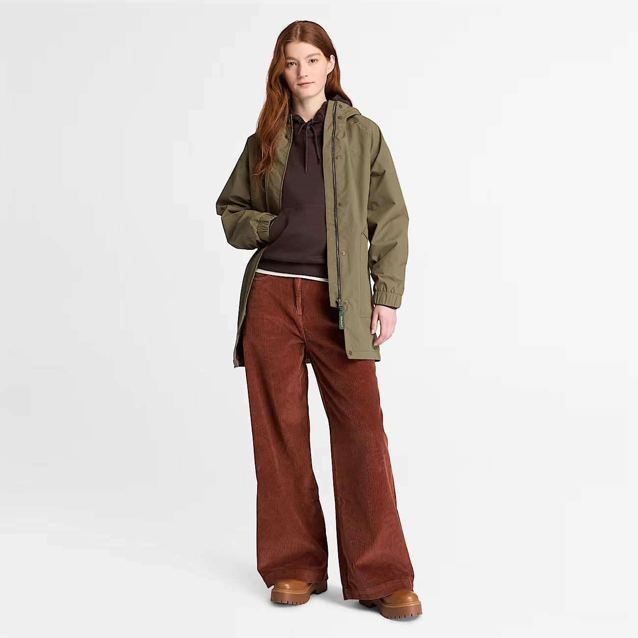 Timberland Elevated Hoodie in Dark Brown