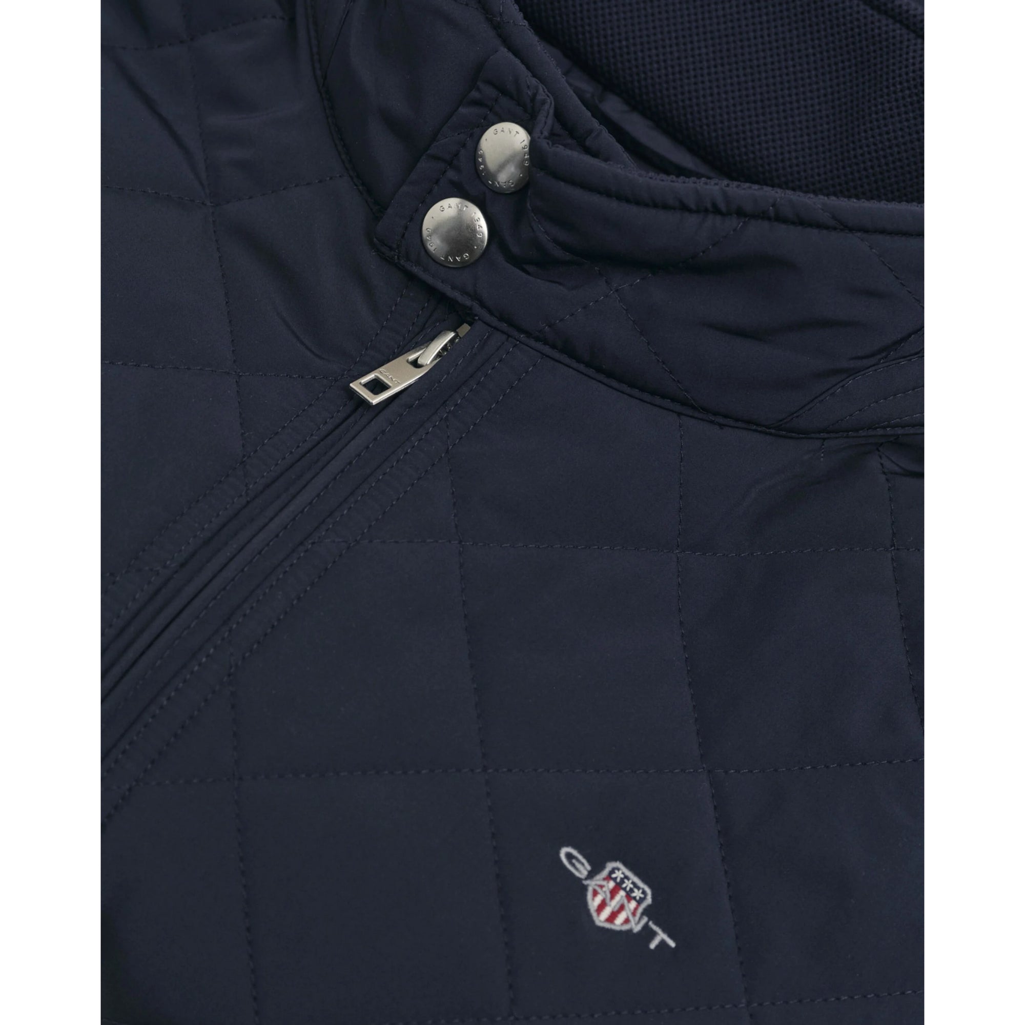 GANT Quilted Windcheater Vest Water Repellent Gilet 7006341 Evening Blue