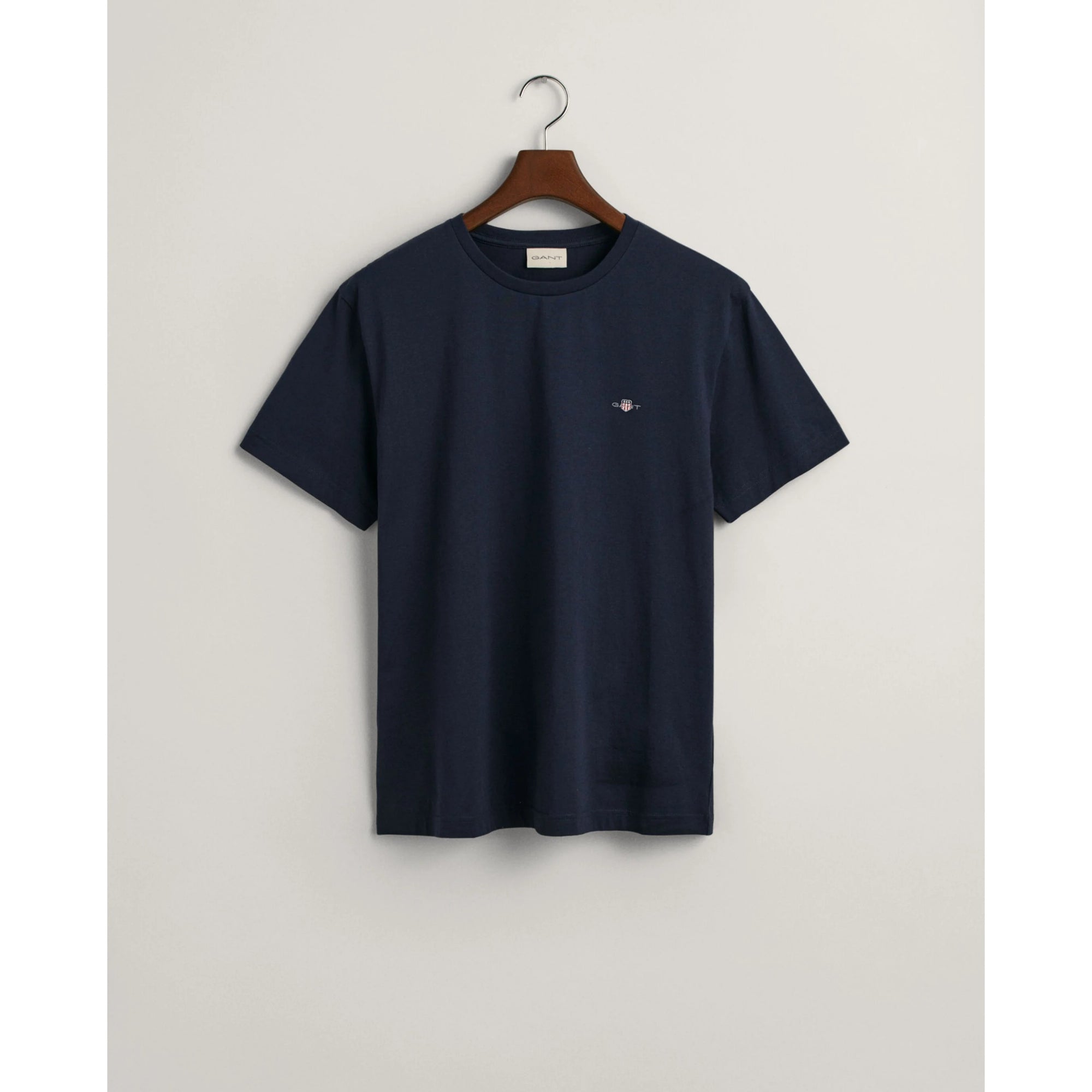 GANT Pure Cotton Regular Fit Shield T-Shirt 2003184 Evening Blue