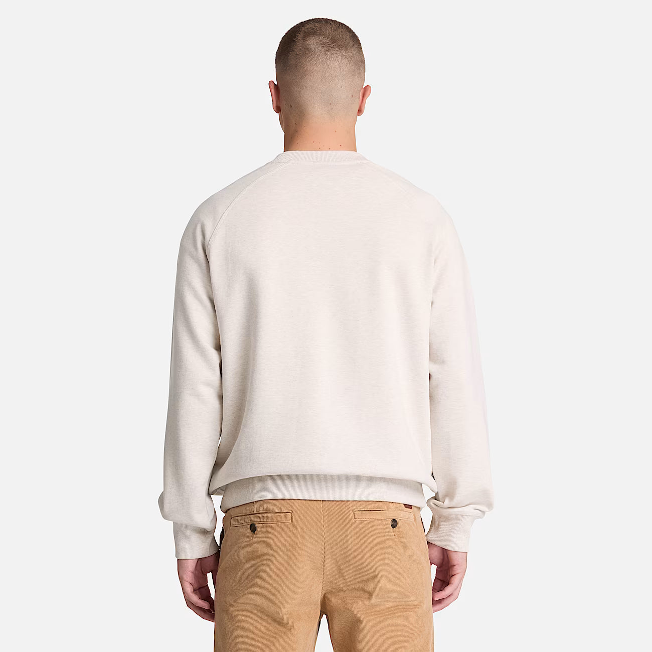 Exeter River Crew Sweatshirt in Light Beige