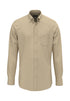 Sand shirt with a pocket on a white background