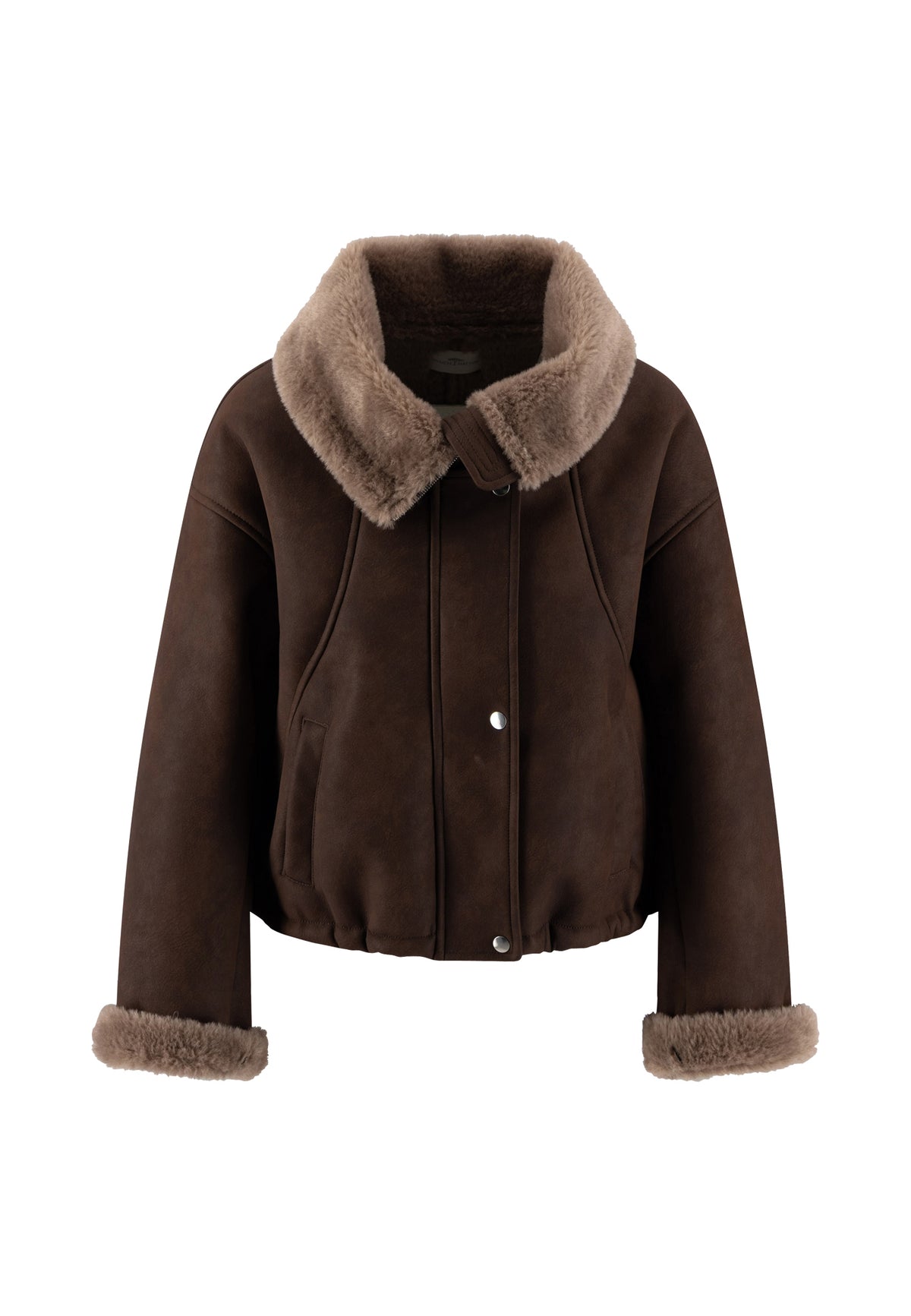 Fynch-Hatton Teddy Collar Jacket – Dark Brown