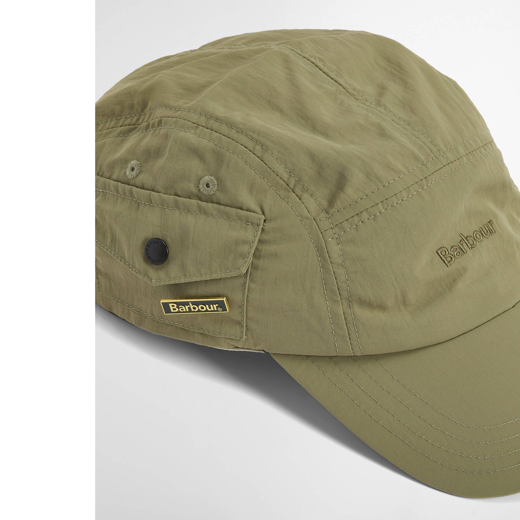 Barbour Festival Pocket Cap in Bleached Olive MHA0949OL311