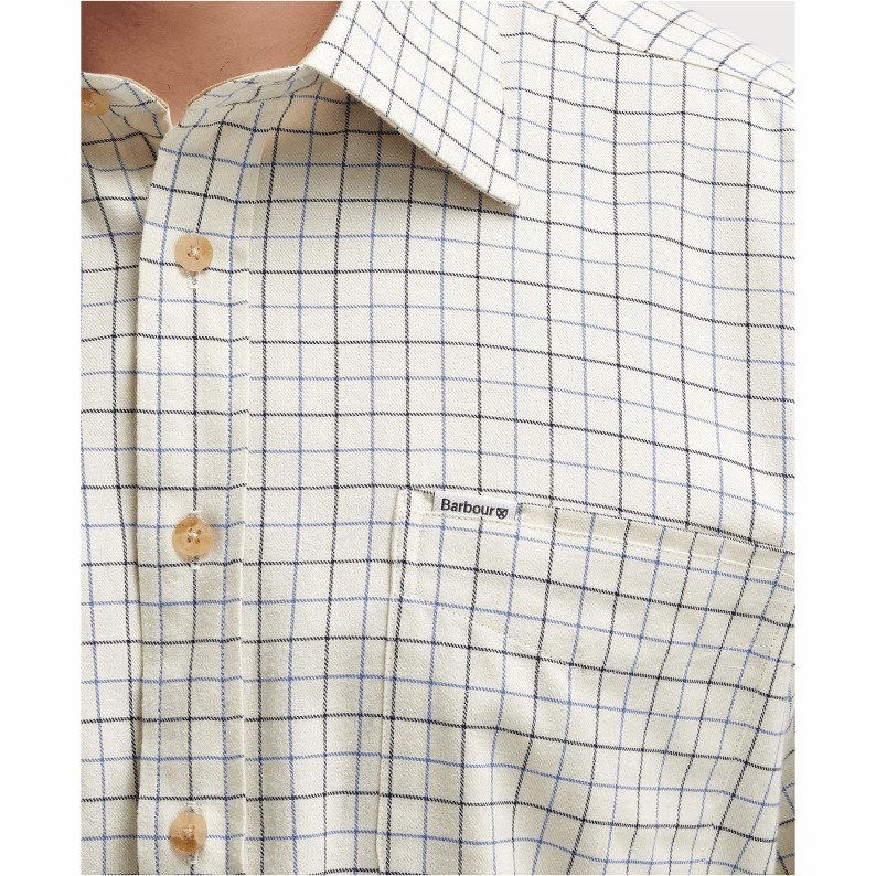Barbour Field Regular Long-Sleeved Shirt – Classic Blue