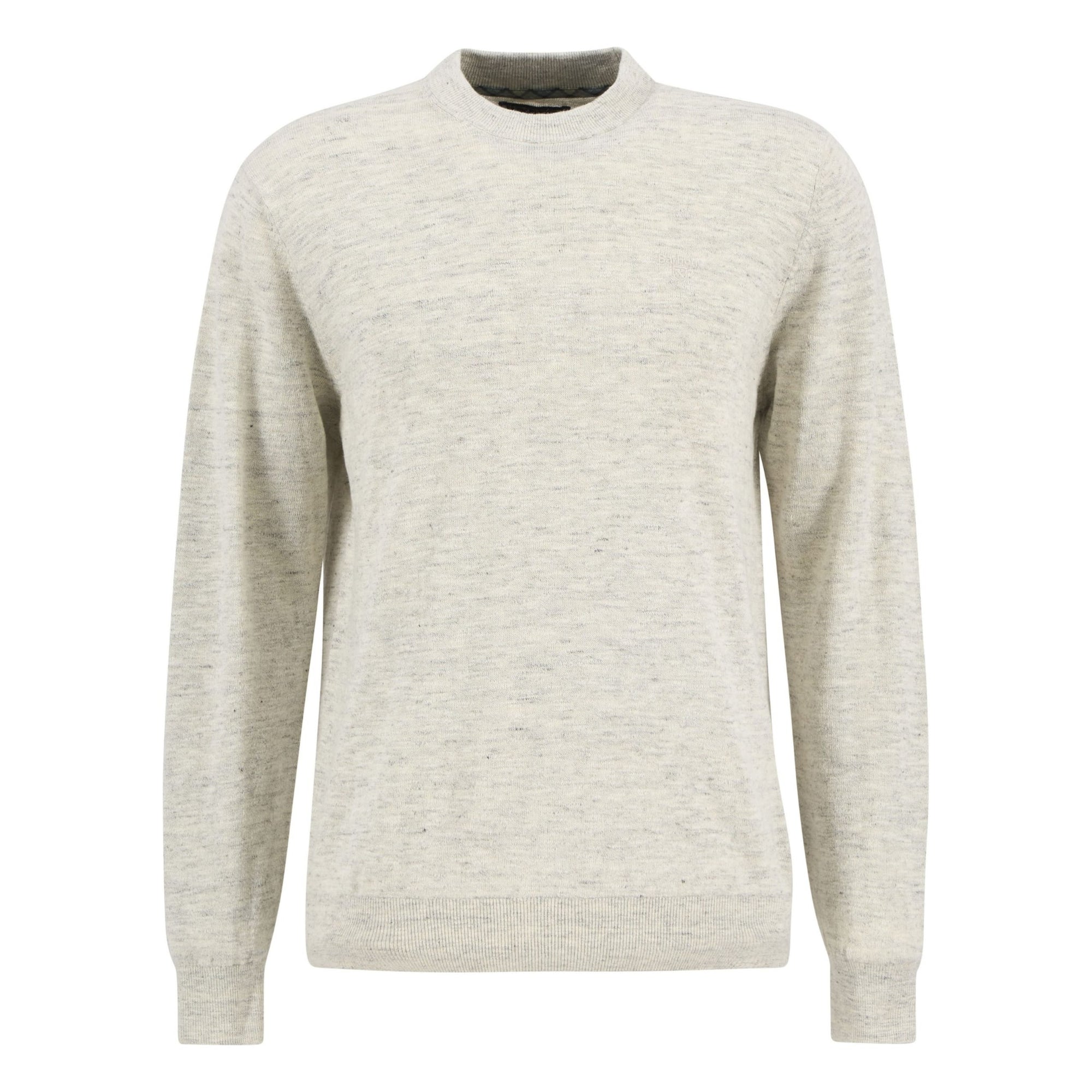 Beige sweater on a white background