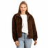 Fynch-Hatton Super Soft Faux Fur Jacket - Chocolate