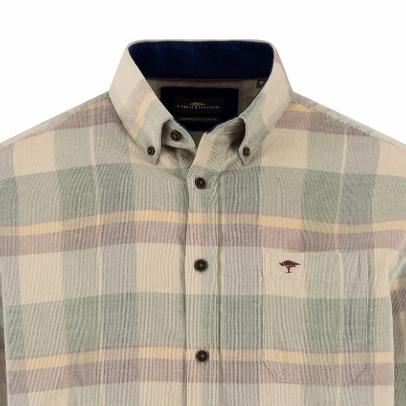 Fynch-Hatton Multicolored Check Cotton Shirt