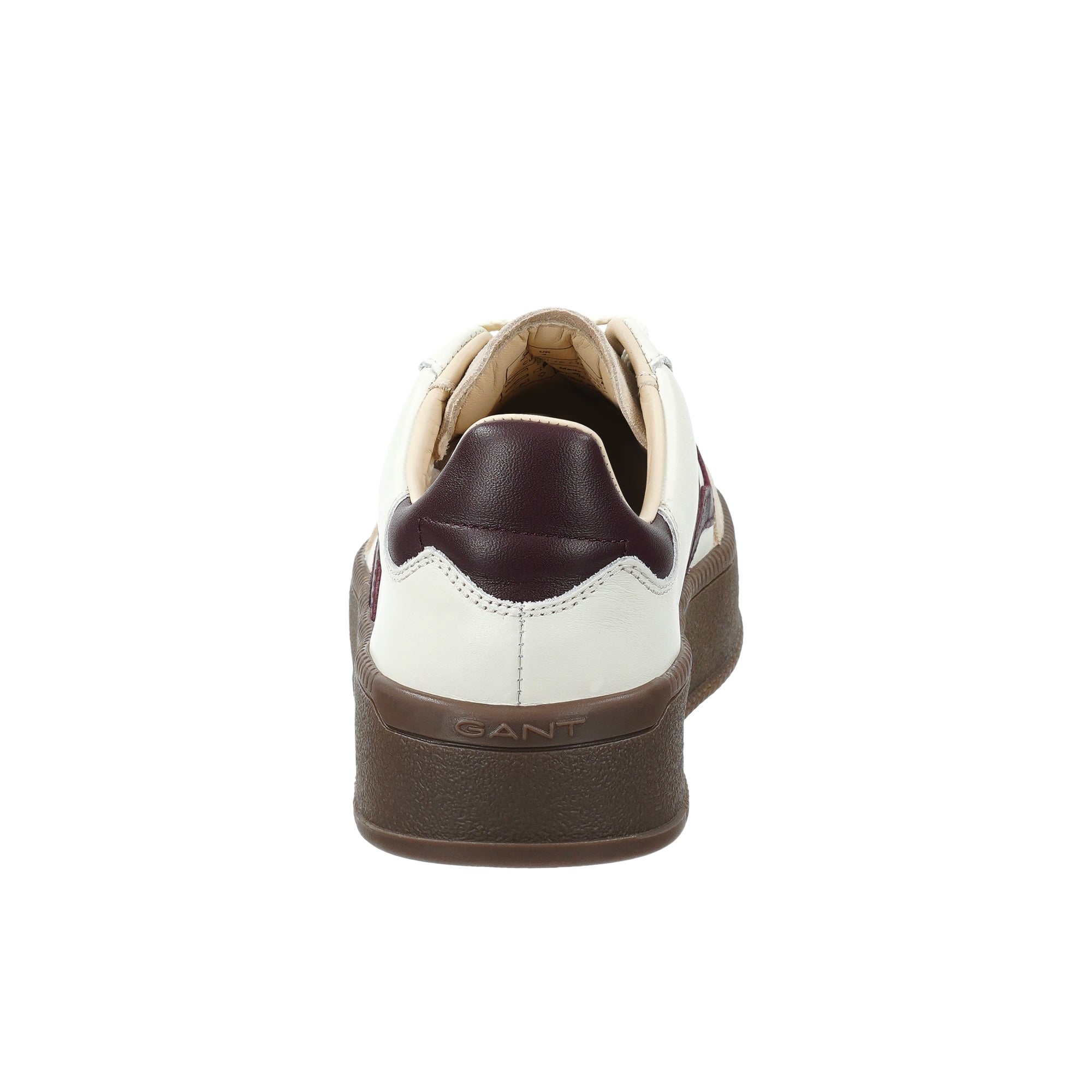 GANT Cuzmani Sneaker In OffWhite/Port Wine 33531353
