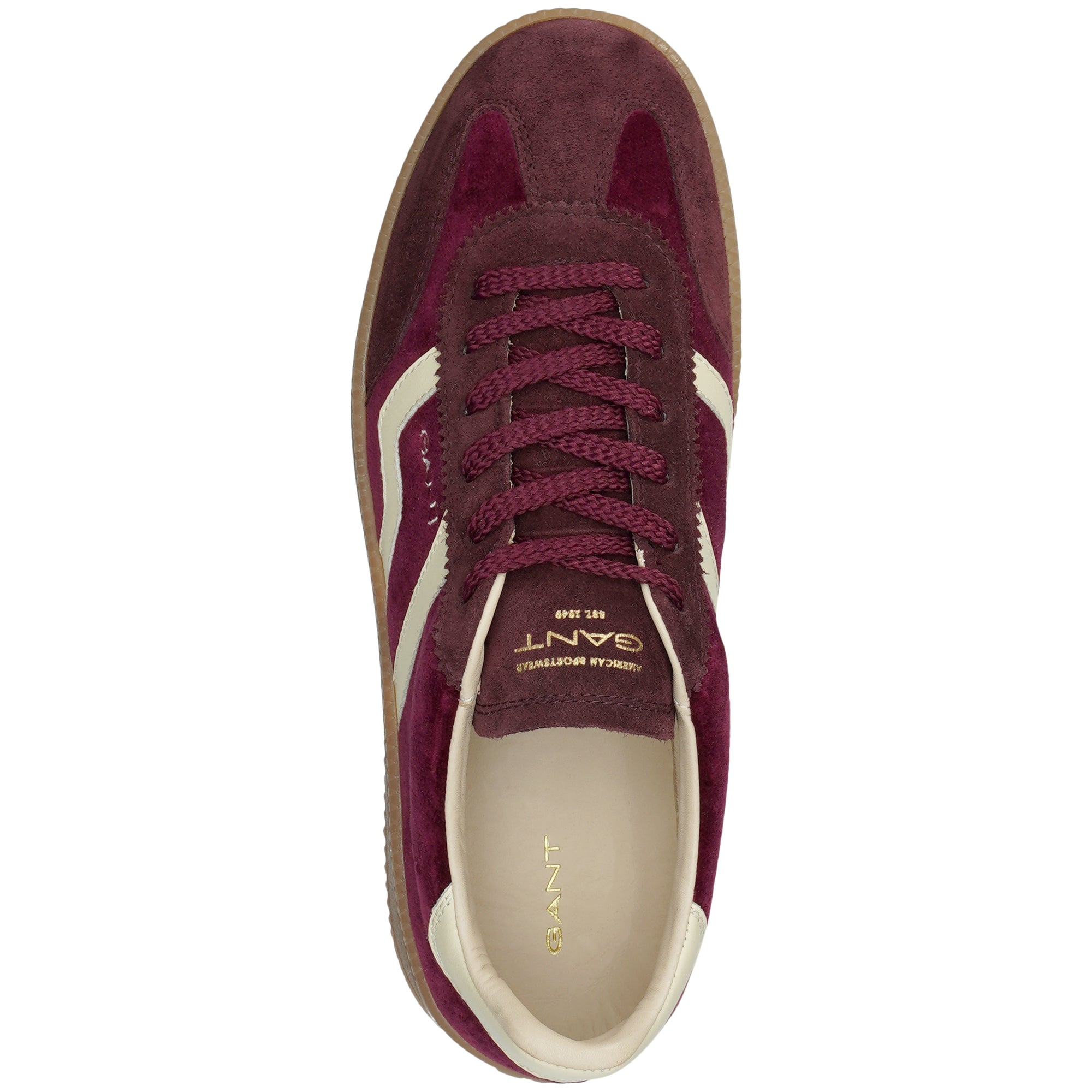 GANT Cuzmani Sneaker In Cream/Wine 33538354