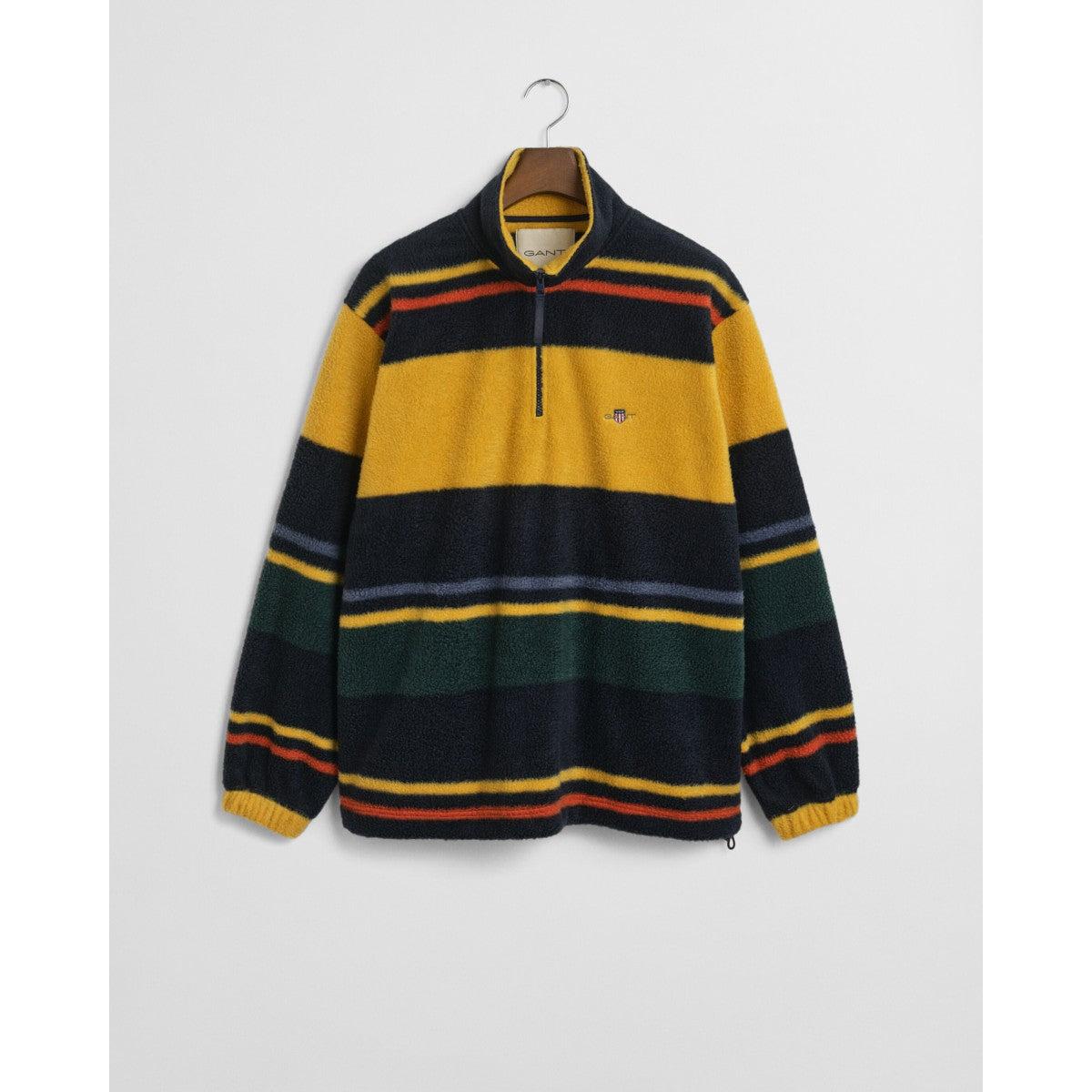 GANT Striped Fleece Sweatshirt