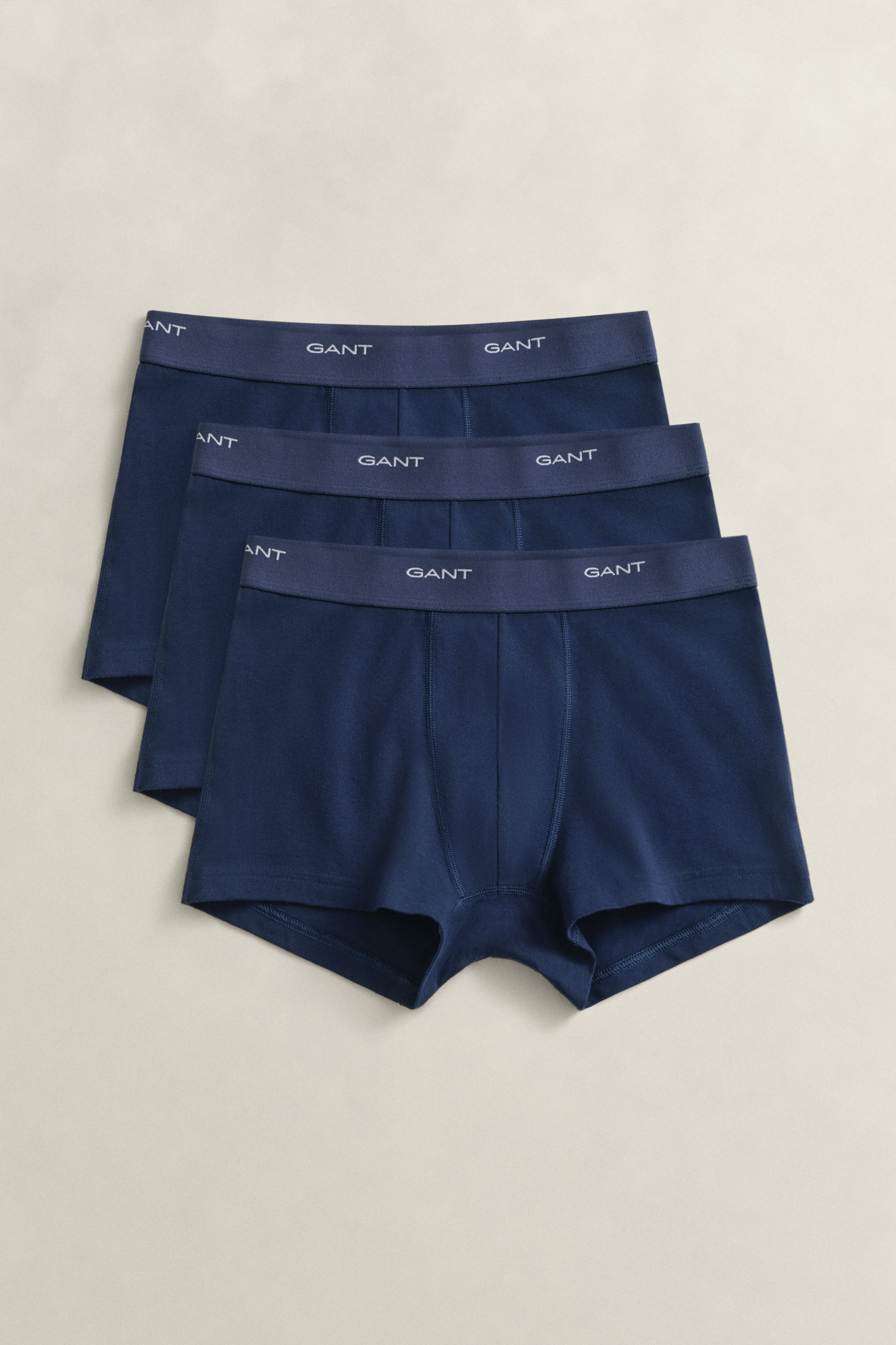 GANT 3-Pack Core Trunks in Marine 900003333