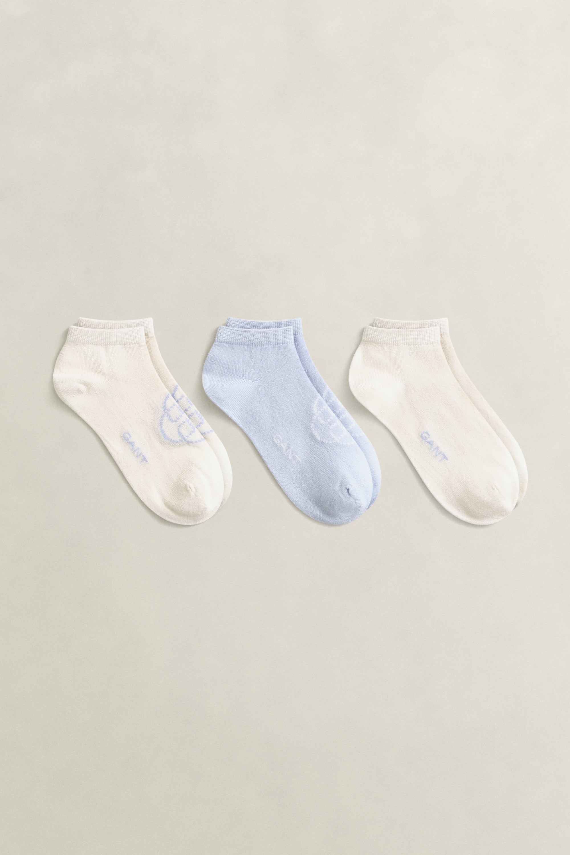 GANT Monogram Socks 0268 3-Pack in Light Blue