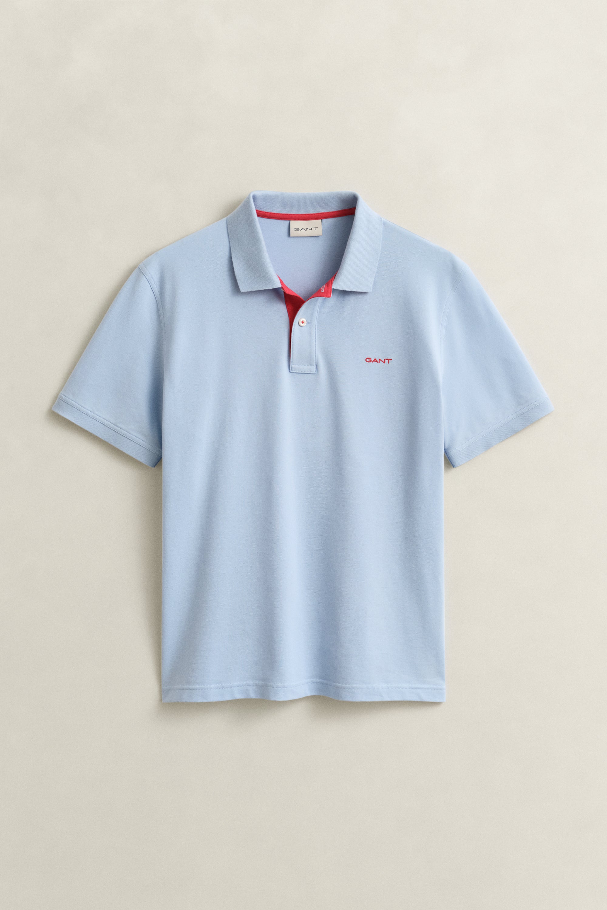GANT Contrast Pique Polo in Fresh Blue 2062026