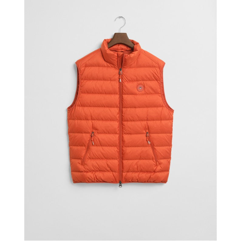 GANT Light Down Vest, Deep Orange