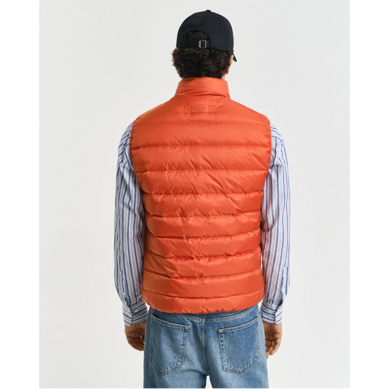 GANT Light Down Vest, Deep Orange
