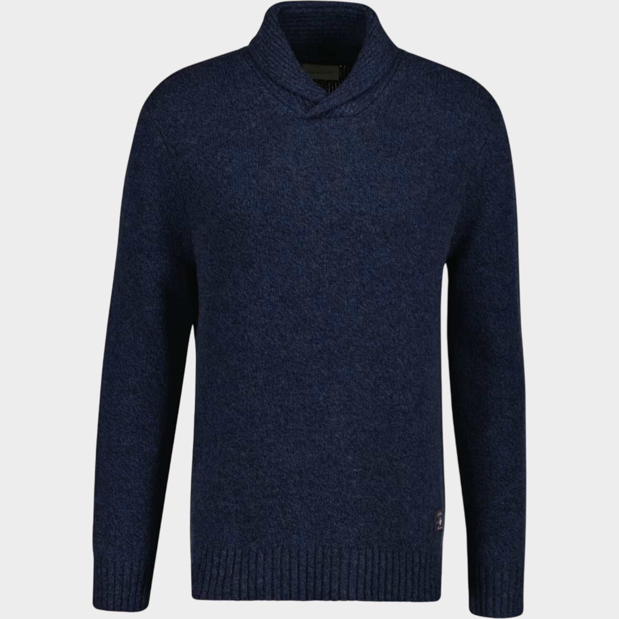 Gant Shawl Collar Jumper in navy