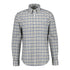 GANT Plaid shirt with blue and beige pattern on a white background