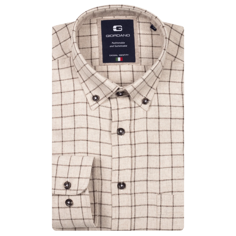 Giordano Brando Brushed Flannel Shirt