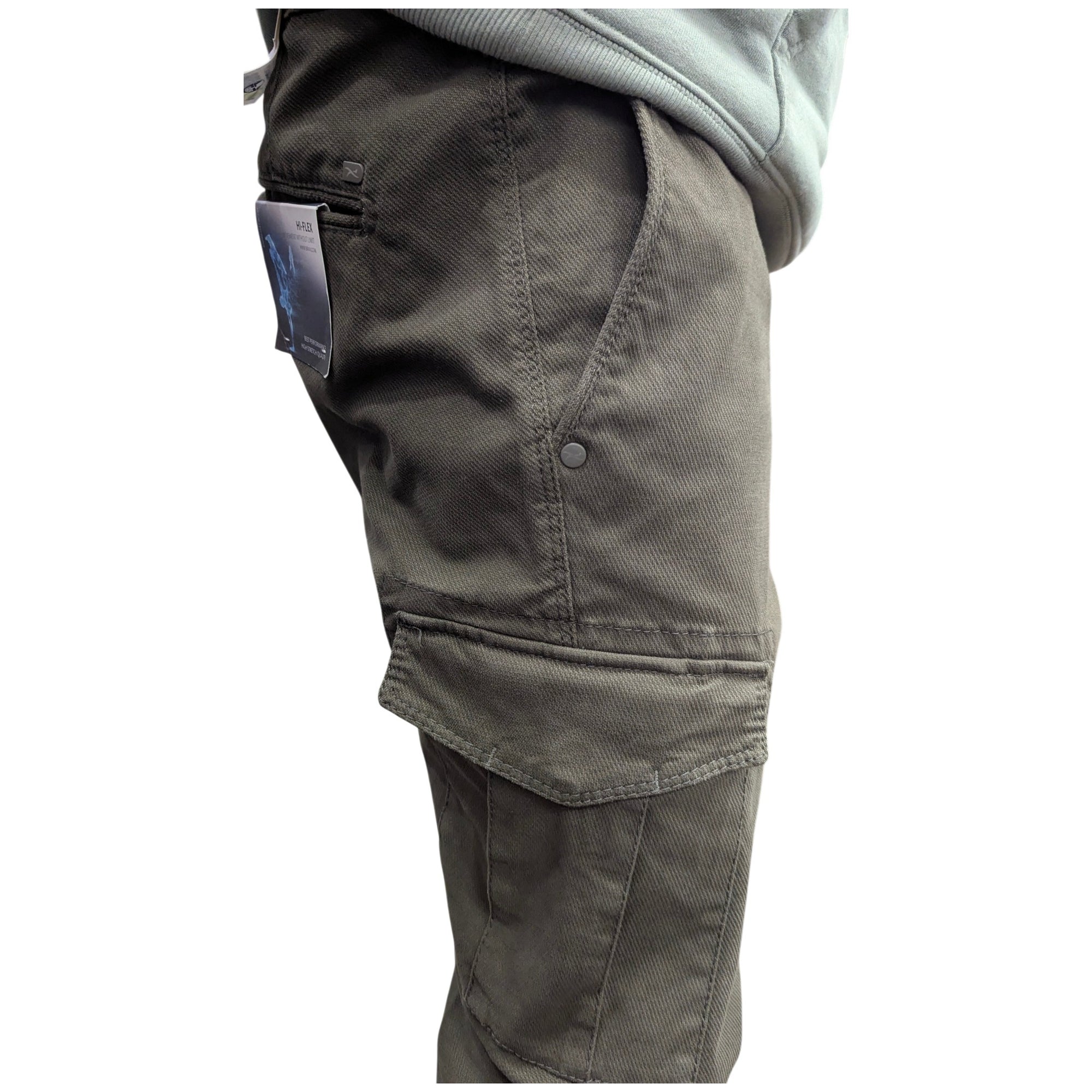 Brax Cargo Combat Trousers 85-1204 Silvio CGO Khaki