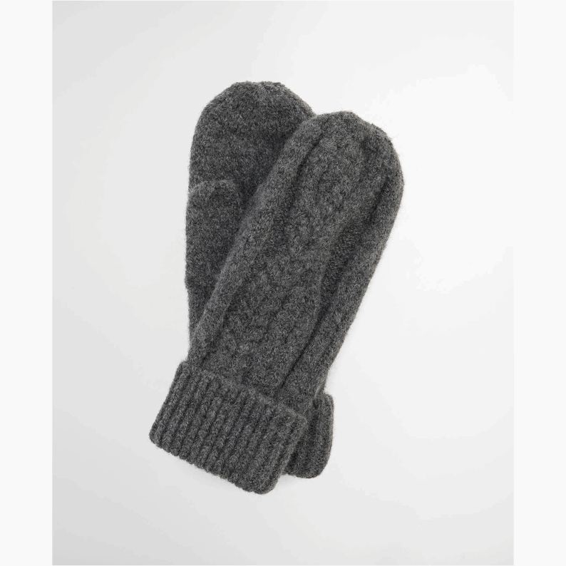 Barbour Elsdon Mittens in Grey