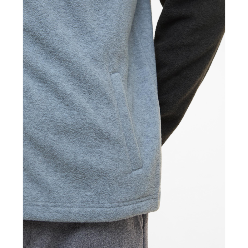 Barbour Colour Block Fleece – Grey Marl &amp; Navy