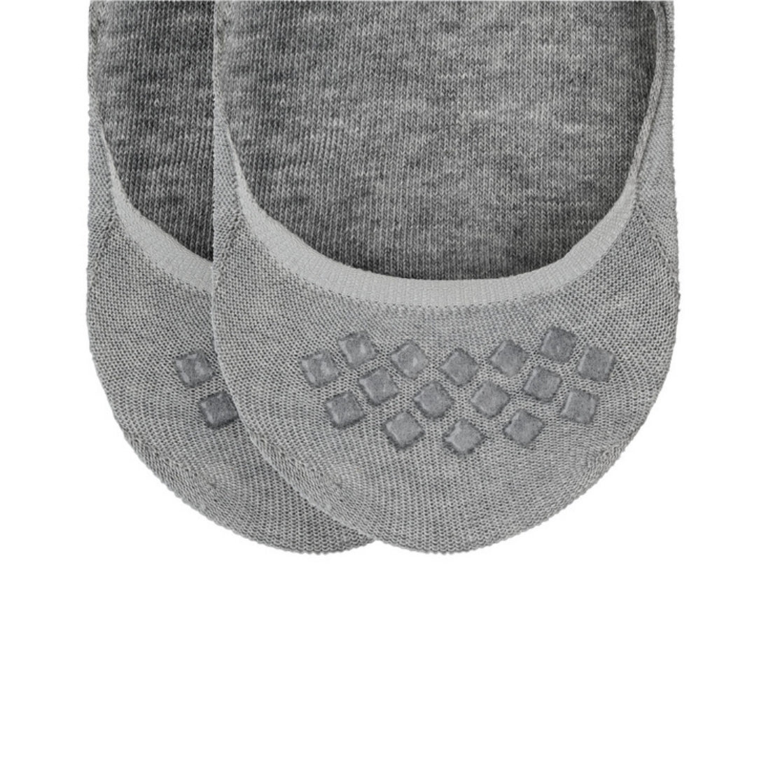 Burlington Everyday 2-Pack Men No Show Socks Anti-Slip Grey