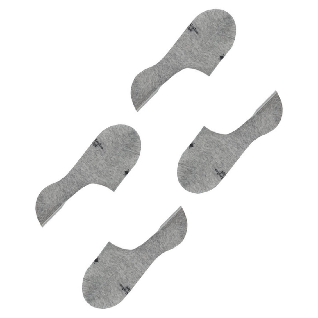 Burlington Everyday 2-Pack Men No Show Socks Anti-Slip Grey