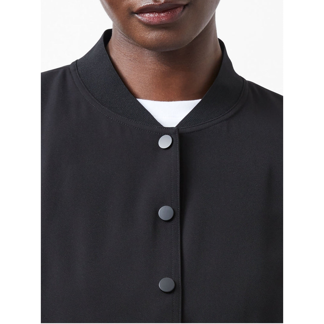 French Connection Harrie Bomber Jacket Blackout 75XAS Blackout