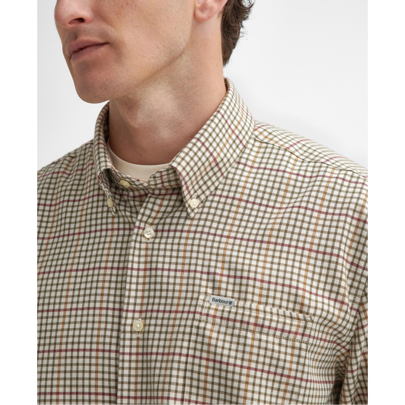 Barbour Henderson Thermo Weave Shirt – Ecru