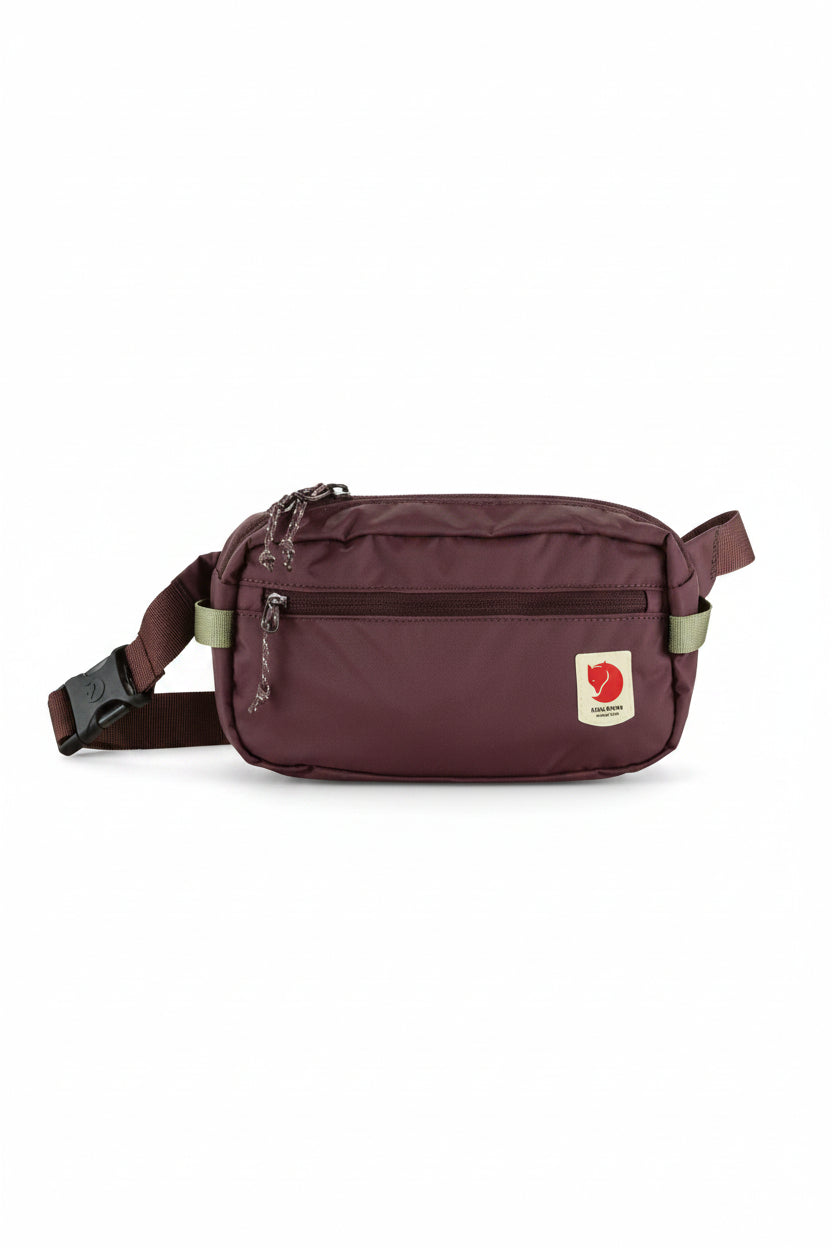 Blackberry waist bag with a visible brand logo on a white background