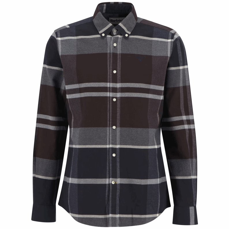 Barbour Iceloch Tailored Shirt – Midnight Oak Tartan
