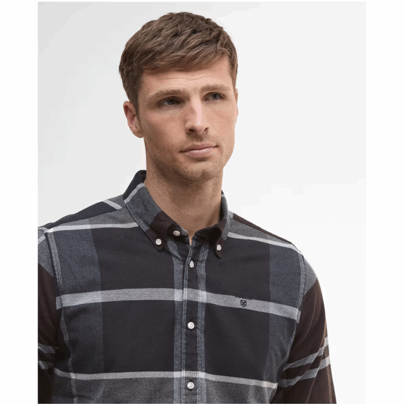 Barbour Iceloch Tailored Shirt – Midnight Oak Tartan