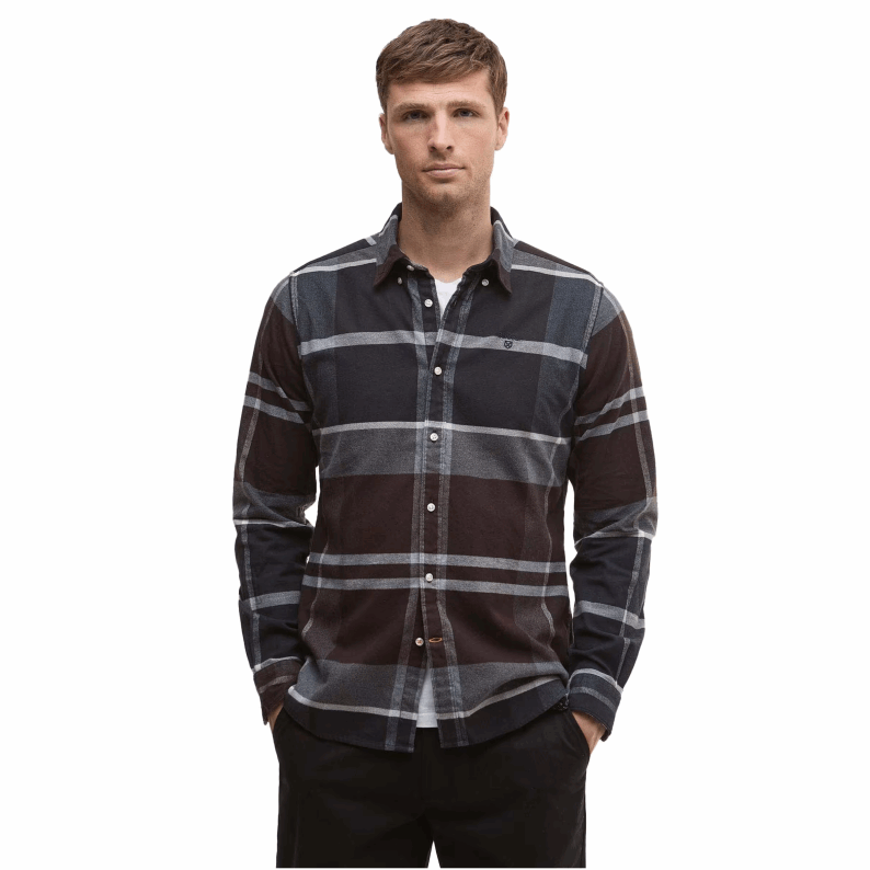 Barbour Iceloch Tailored Shirt – Midnight Oak Tartan