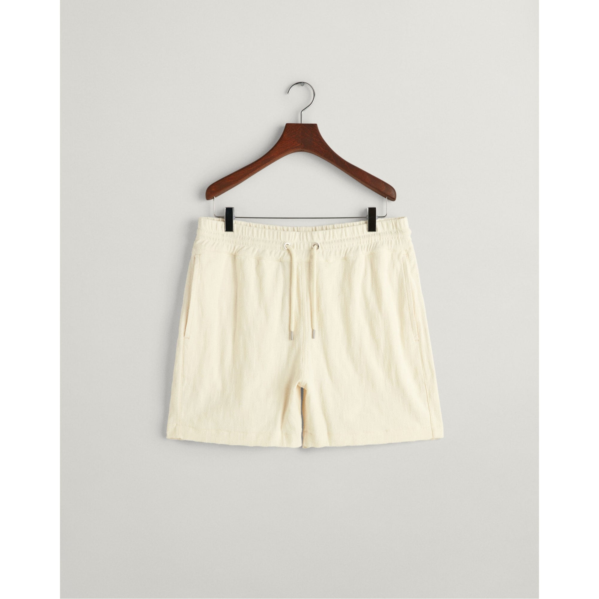 GANT Jacquard Terry Cloth Shorts 2019005 Cream