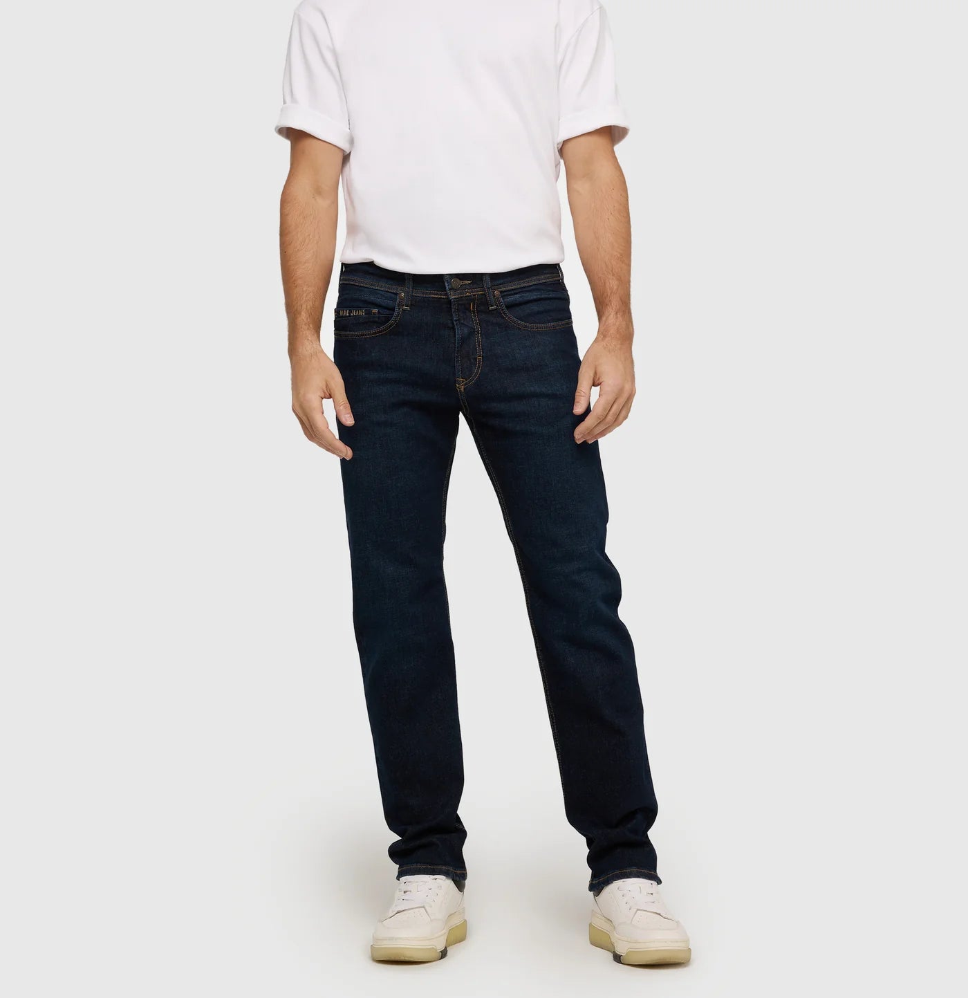 MAC Ben Regular Fit Stretch Jeans in Dark Vintage Wash 0384 0982L