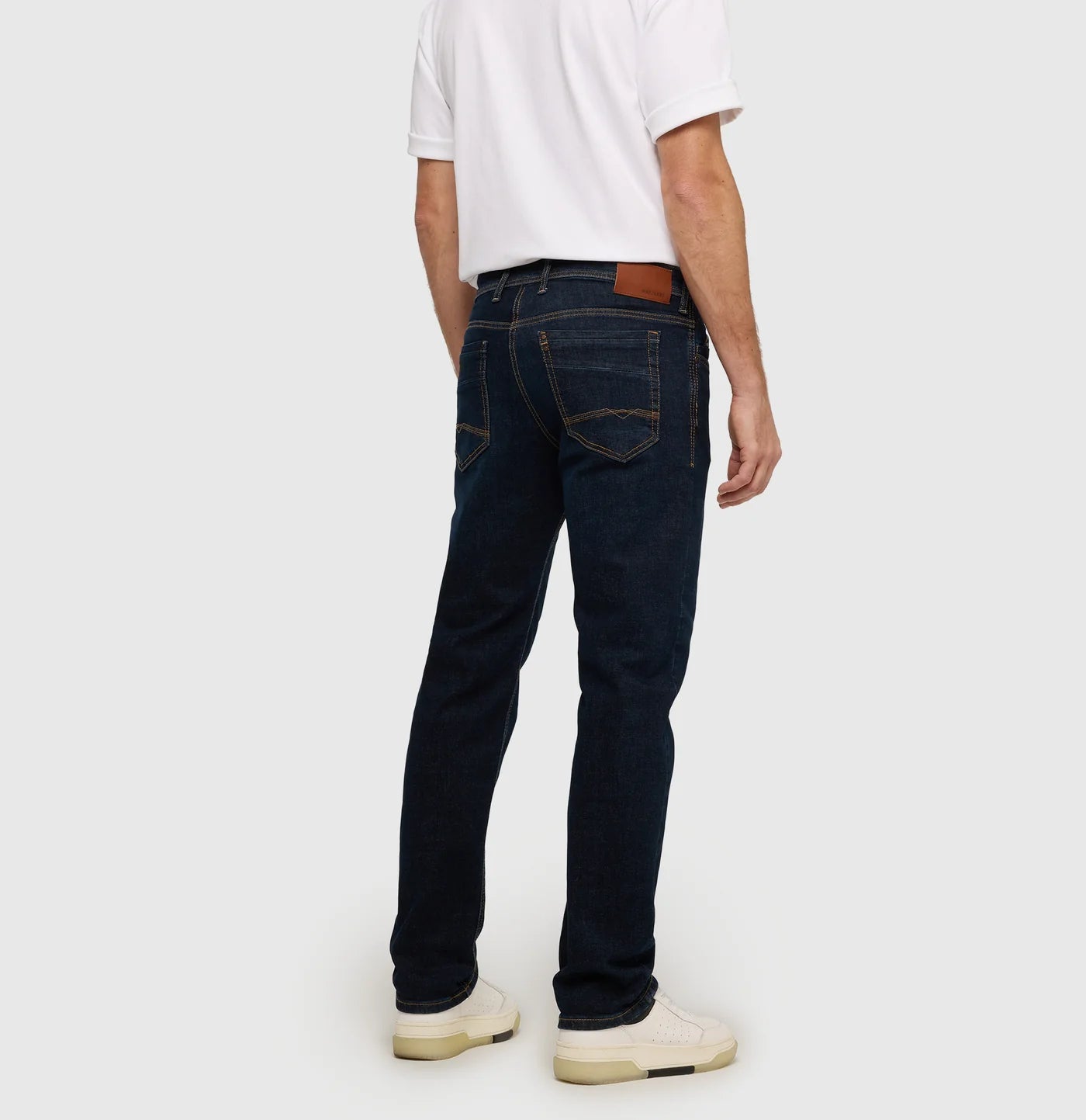 MAC Ben Regular Fit Stretch Jeans in Dark Vintage Wash 0384 0982L