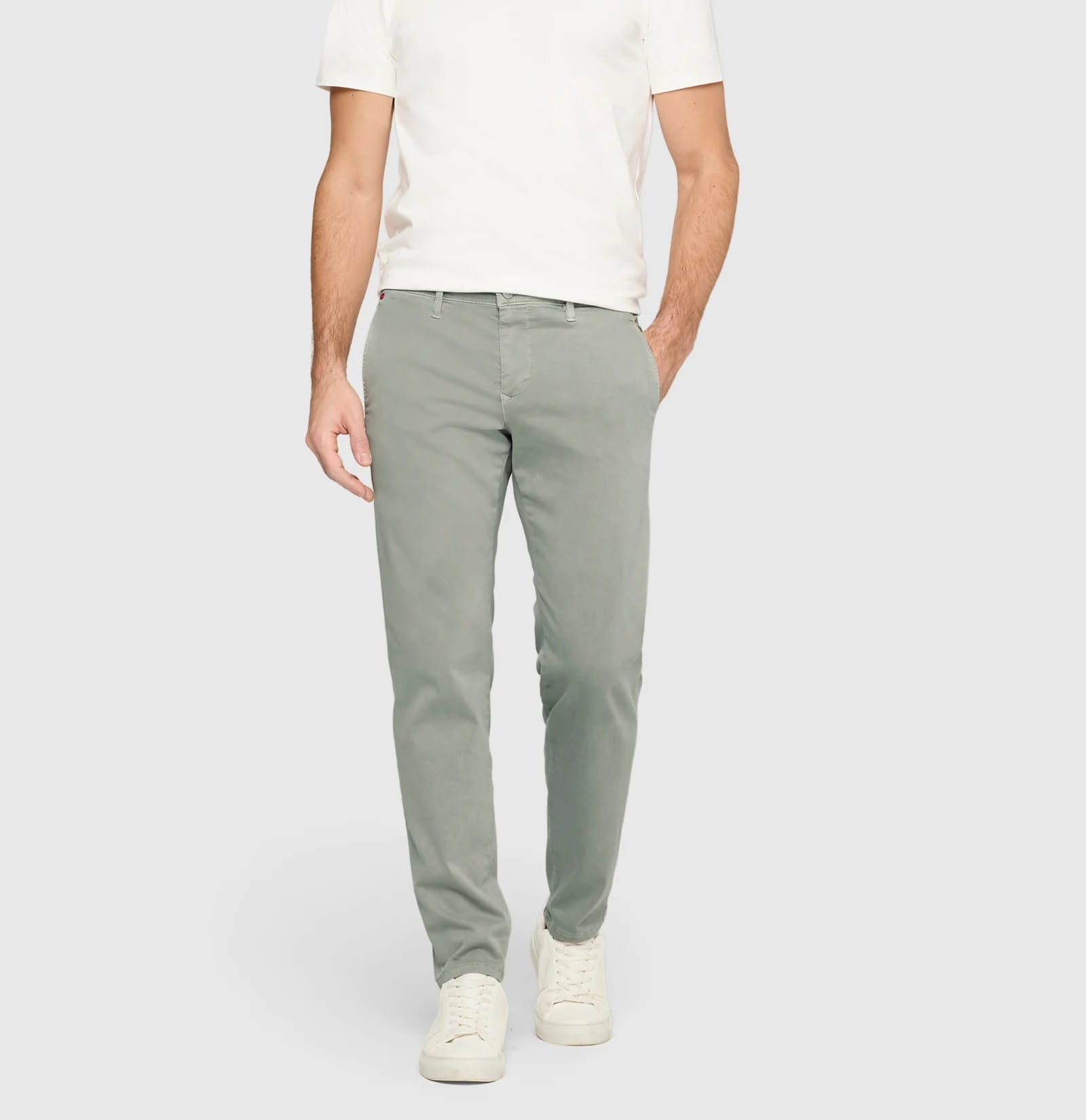 MAC Driver Stretch Chino in Iceberg Green