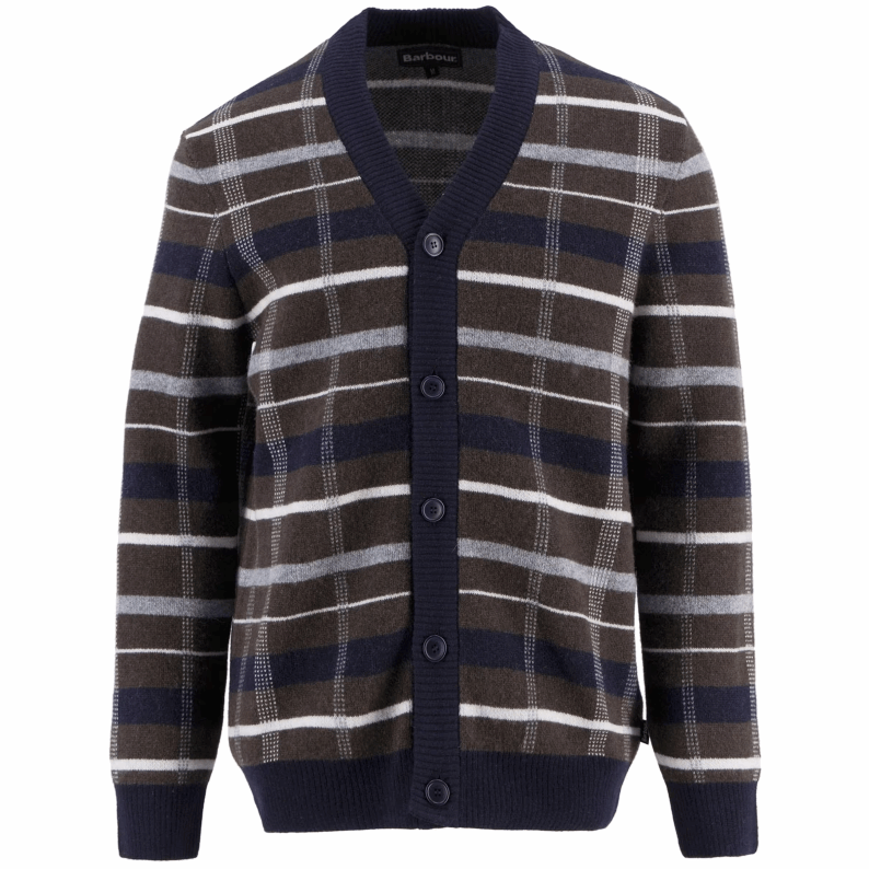 Barbour Kane Knitted Cardigan – Dark Oak