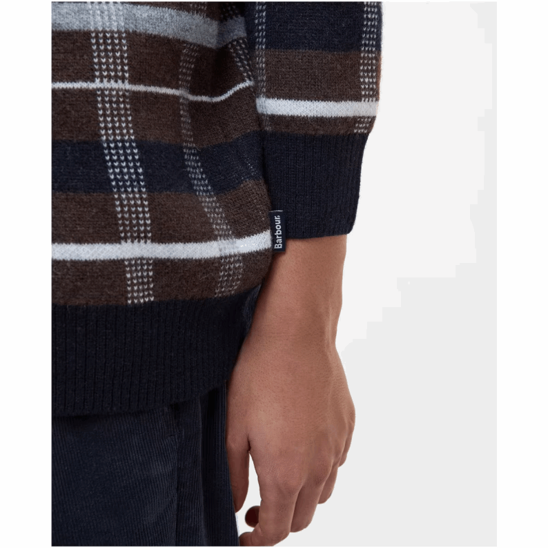 Barbour Kane Knitted Cardigan – Dark Oak