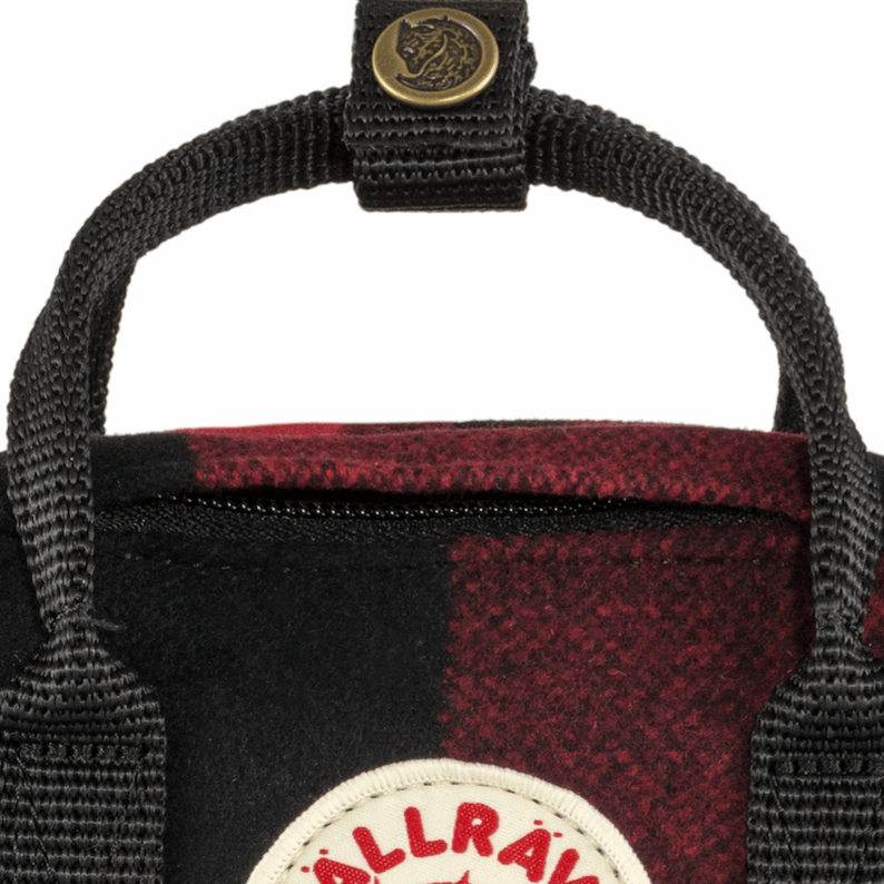 Fjällräven Kånken Re-Wool Sling – Red-Black