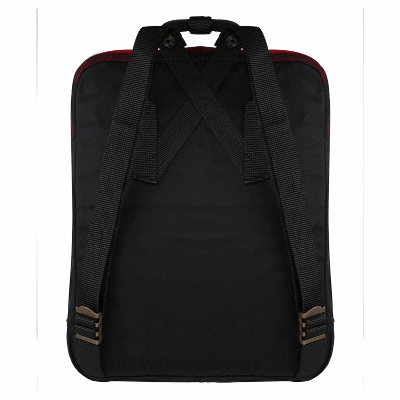 Fjällräven Kånken Re-Wool Backpack – Red-Black