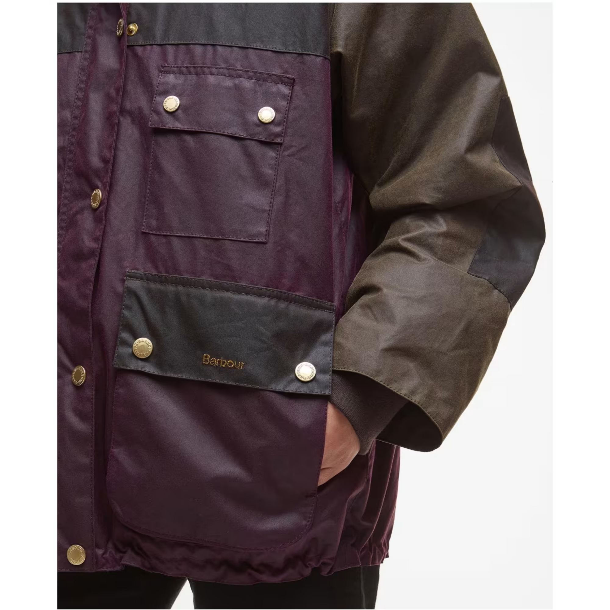 Barbour Keeley Women’s Wax Jacket Merlot LWX1484RE71