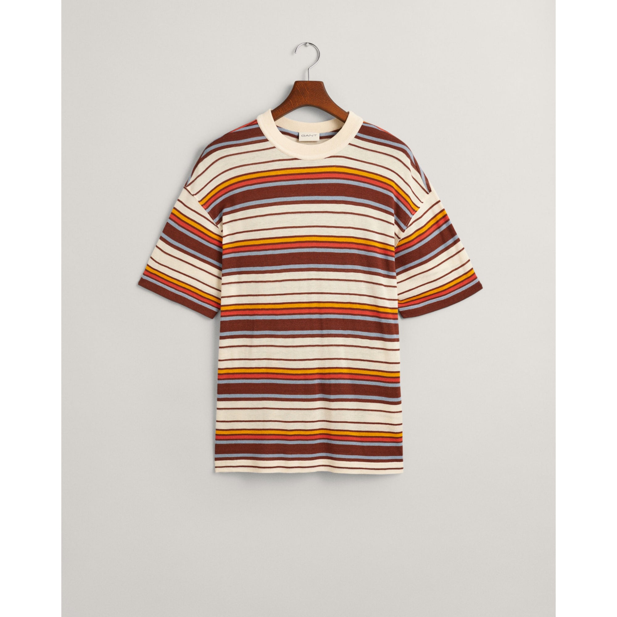 GANT Oversized Fit Knitted Striped T-Shirt 2033020