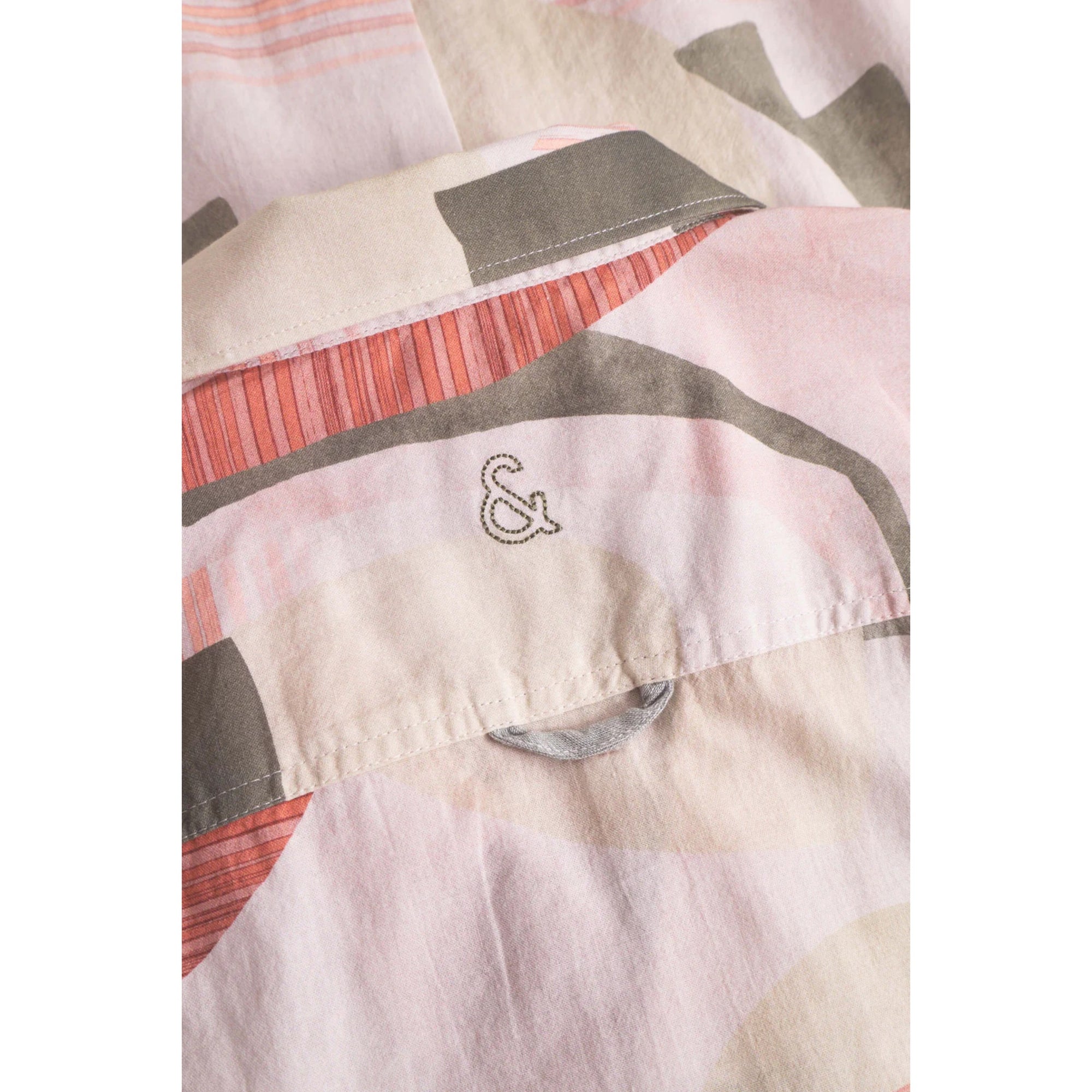 Colours And Sons Camp Collar Shirt Koi Painting